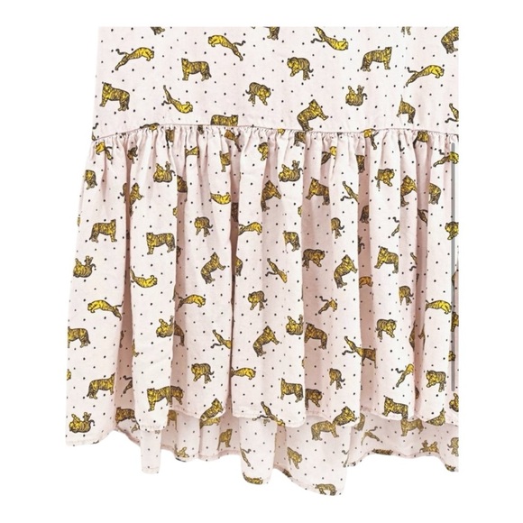 Zara Girls Tigers Print Ruffle Hem Dress 9/10 - Picture 5 of 6